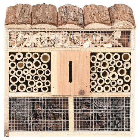 Insectenhotel 30x10x30 cm vurenhout