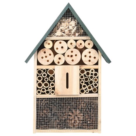 Insectenhotel 30x10x48 cm vurenhout