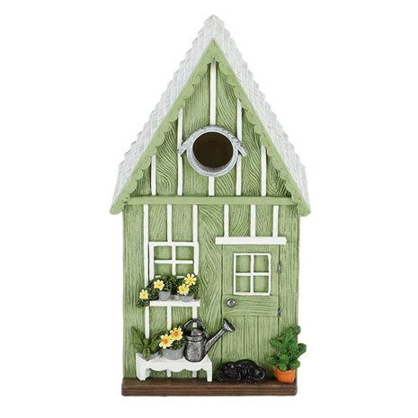 Vogelhuisje voor mezen tuinschuur