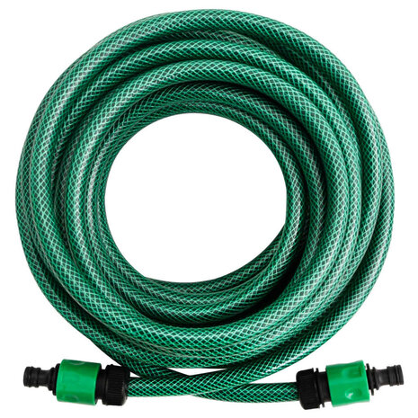 Zwembadslang 30 m PVC groen