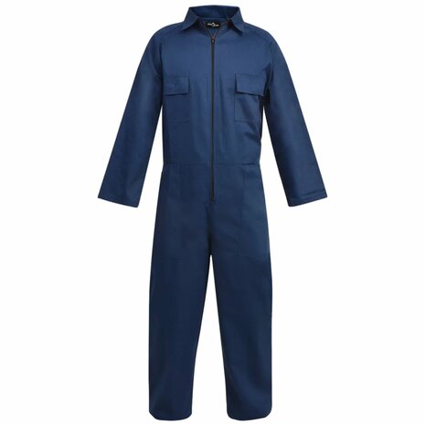 Mannen overall maat M blauw