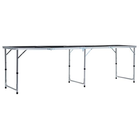 Bierpongtafel inklapbaar 240 cm zwart