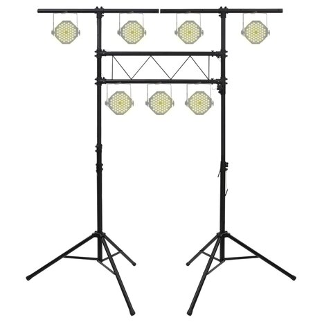 Lichtstatief 238x115x(180-300) cm staal