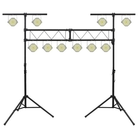 Lichtstatief 338x115x(180-300) cm staal