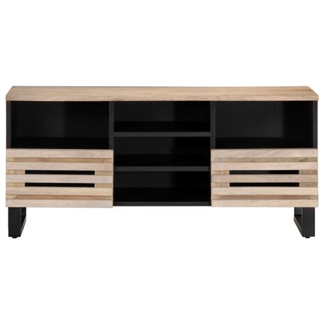 Tv-meubel 100x34x46 cm massief mangohout