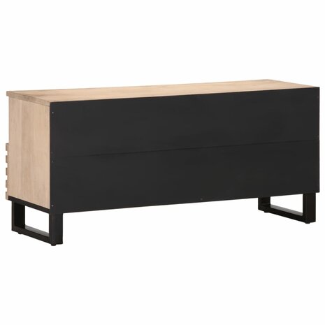 Tv-meubel 100x34x46 cm massief mangohout