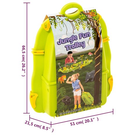 Waterspeelgoed jungle 51x21,5x66,5 cm polypropeen