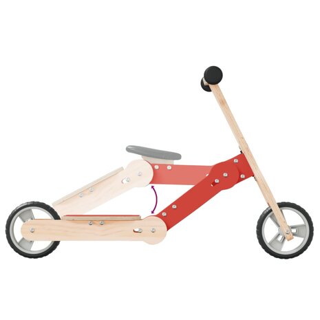 Kinderstep 2-in-1 rood