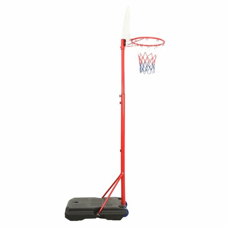 Basketbalset draagbaar verstelbaar 200-236 cm