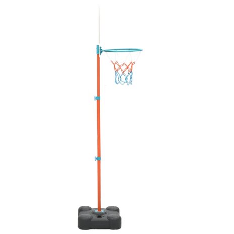 Basketbalset draagbaar verstelbaar 109-141 cm