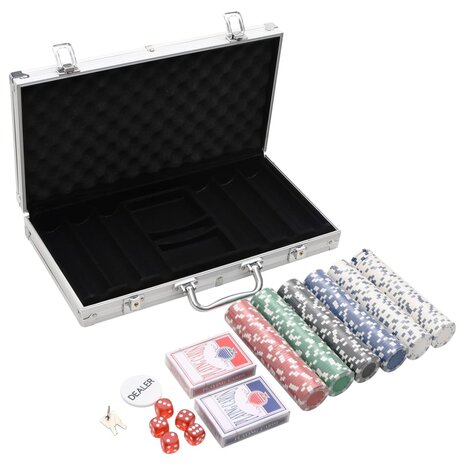 300-delige Pokerset 11,5 g