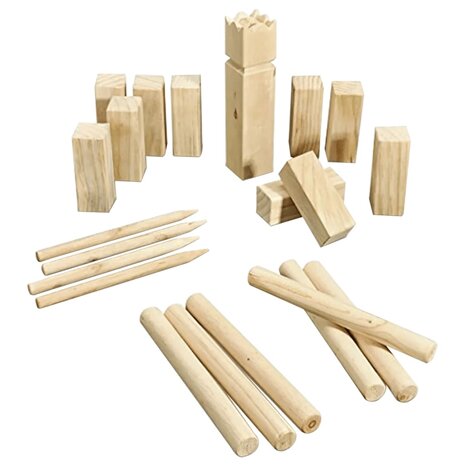 Houten Kubb-spel