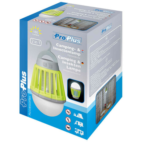 Camping- en insectenlamp oplaadbaar