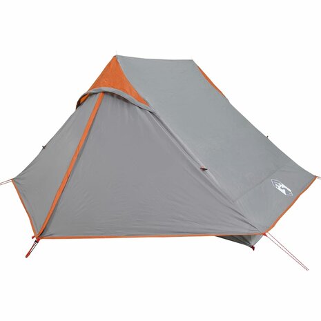 Tent 2-persoons waterdicht grijs