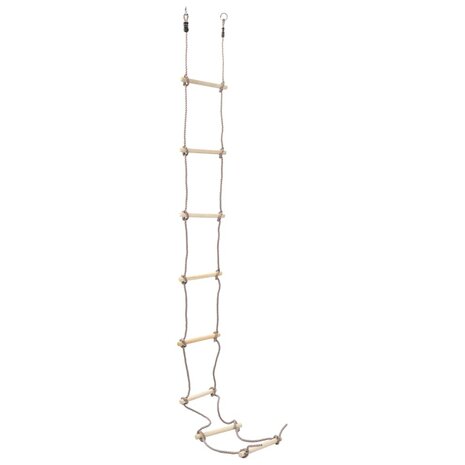 Touwladder 290 cm hout