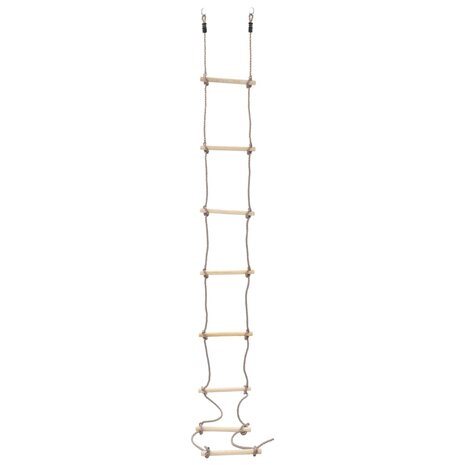 Touwladder 290 cm hout