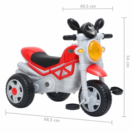 Kinderdriewieler trike rood