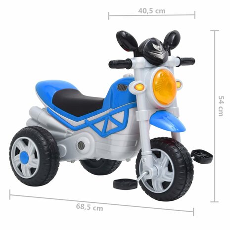 Kinderdriewieler trike blauw