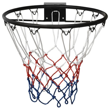 Basketbalring 45 cm staal zwart