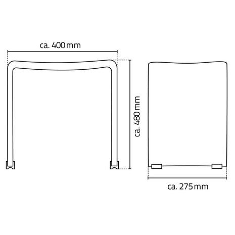 Badkamerkruk Trendy transparent