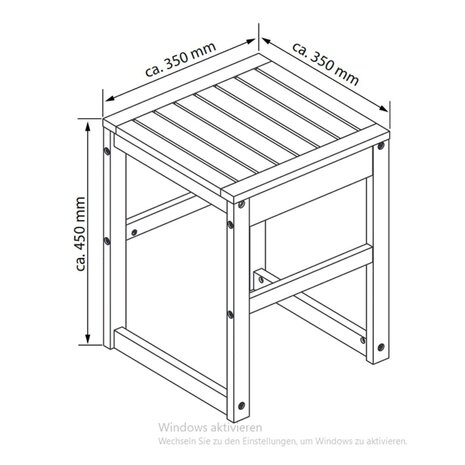 Badkamerkruk 35x35x45 cm bamboe