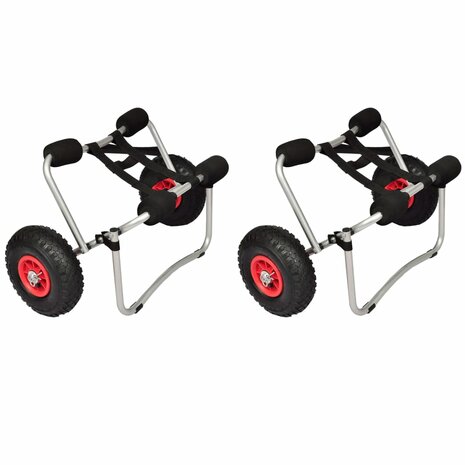 Kayaktrolleys 2 st aluminium