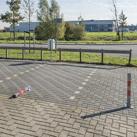 Parkeerpaal met slot