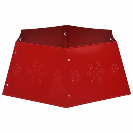 Kerstboomrok Ø68x25 cm rood