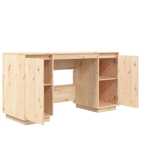 Bureau 140x50x75 cm massief grenenhout