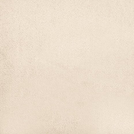 Voetenbank 60x50x41 cm microvezelstof beige