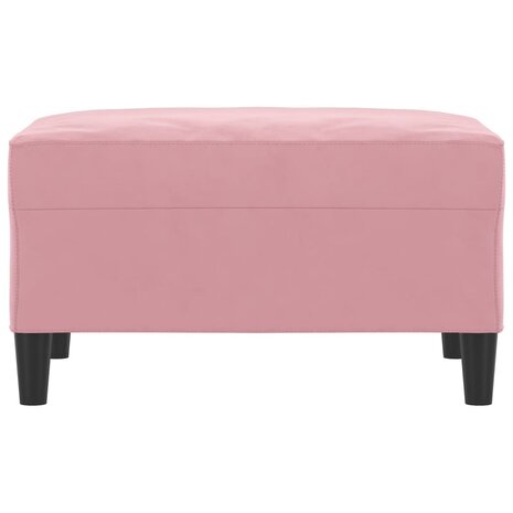 Voetenbank 70x55x41 cm fluweel roze