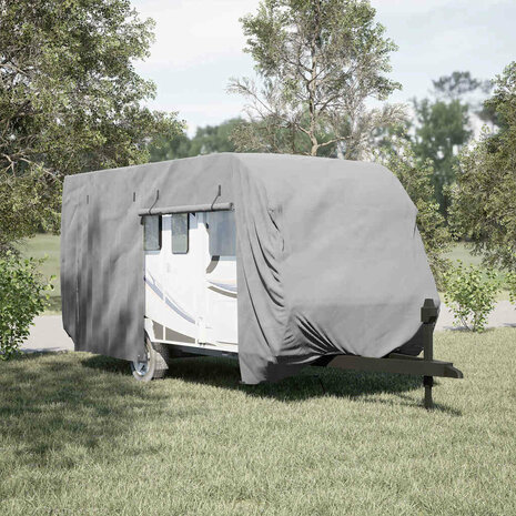 Caravanhoes 460x250x220 cm vliesvlies grijs