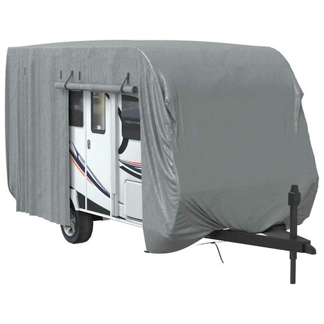 Caravanhoes 460x250x220 cm vliesvlies grijs