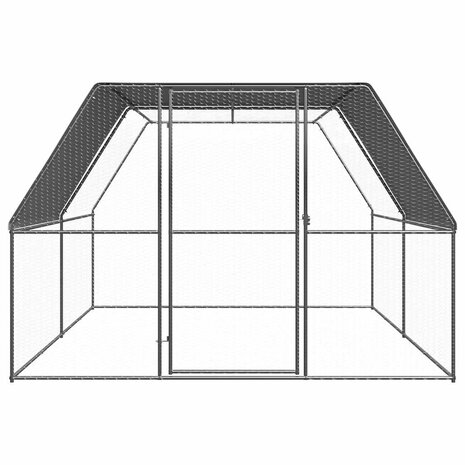 Kippenhok 3x4x2 m gegalvaniseerd staal