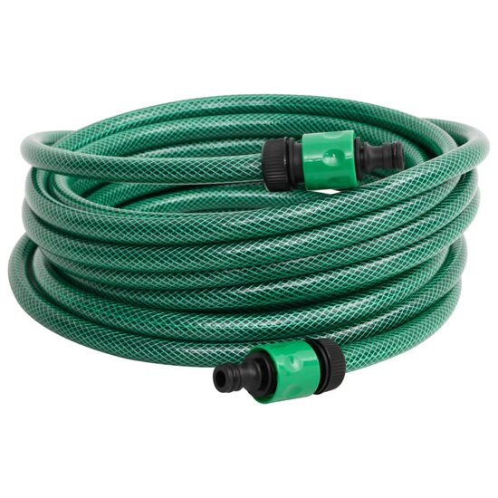 Zwembadslang 50 m PVC groen