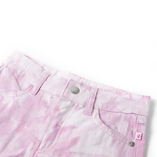 Kindershorts 128 roze