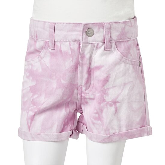 Kindershorts 128 roze