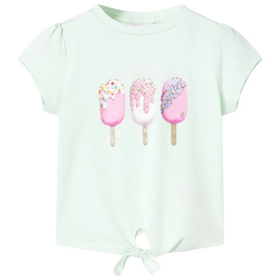 Kindershirt 140 lichtmint