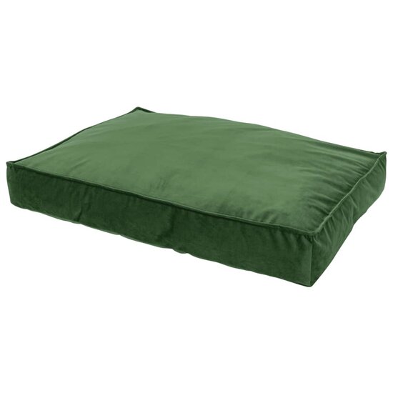 Hondenkussen Velvet 100x70x15 cm groen