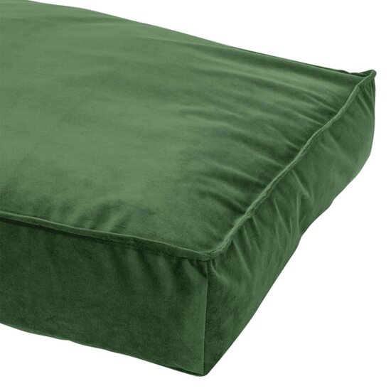 Hondenkussen Velvet 120x90x15 cm groen