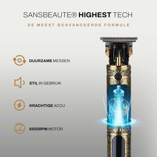 Sansbeaut&eacute;&reg; Professionele Tondeuse | T-Blade