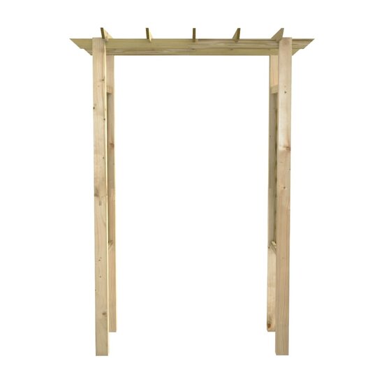 Rozenboog 150x60x204 cm ge&iuml;mpregneerd hout