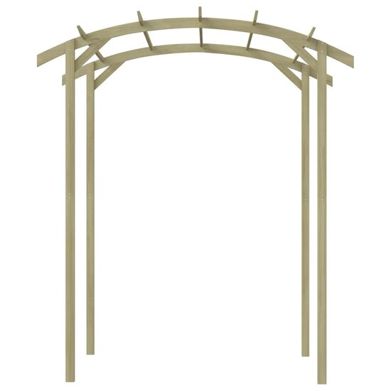 Pergola 180x197x210 cm ge&iuml;mpregneerd grenenhout