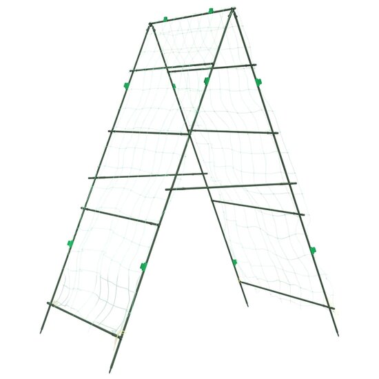 Plantenklimrekken 3 st A-frame staal