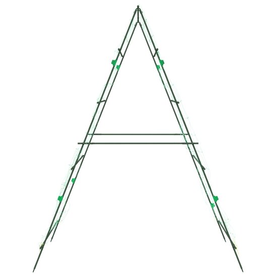 Plantenklimrekken 3 st A-frame staal