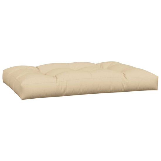 Palletkussens 2 st stof beige