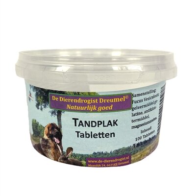 Dierendrogist Tandplak Tabletten 100 ST