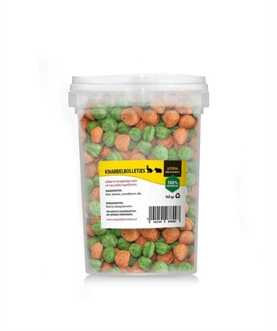 Utopia Knabbelbolletjes 165 GR