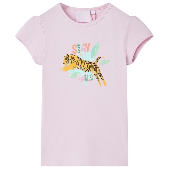 Kindershirt 128 lila