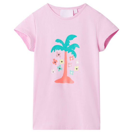 Kindershirt 128 lila